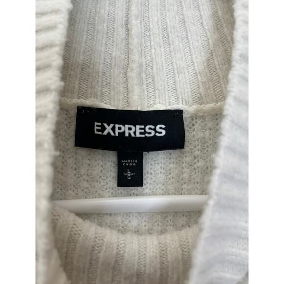 Express Rainbow Stripe Mock Turtleneck - Picture 7 of 8